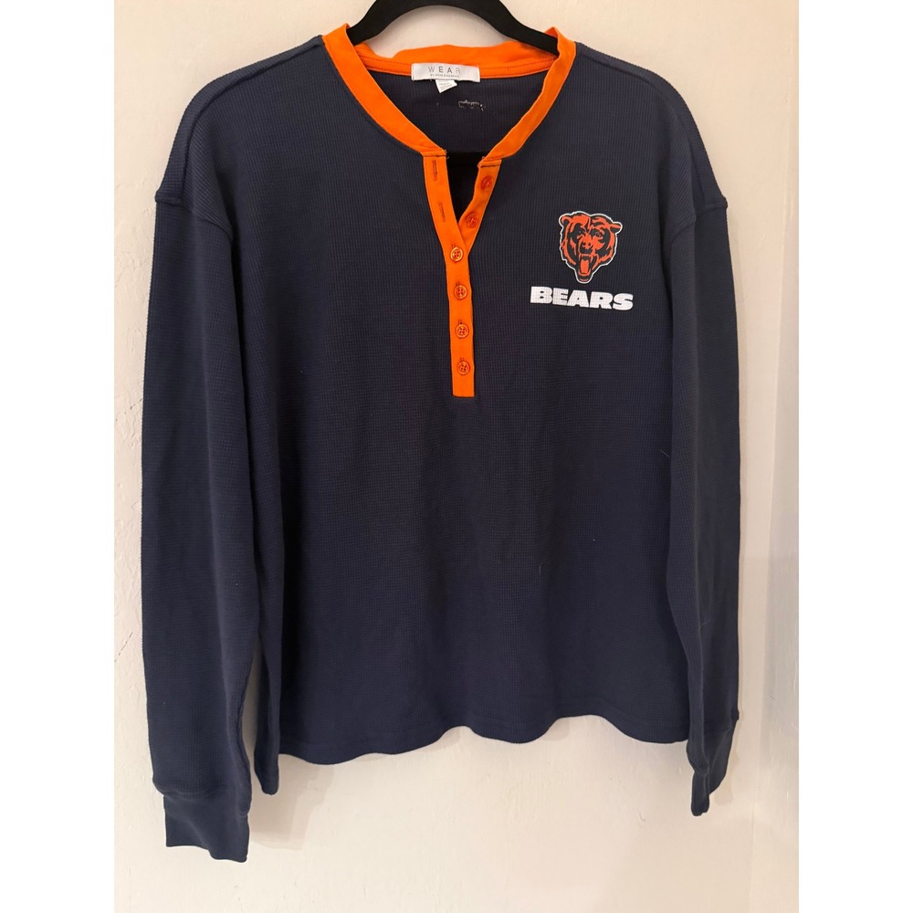 Women's WEAR by Erin Andrews Chicago Bears Waffle Top Size XL-RUNS SMALL NWOT